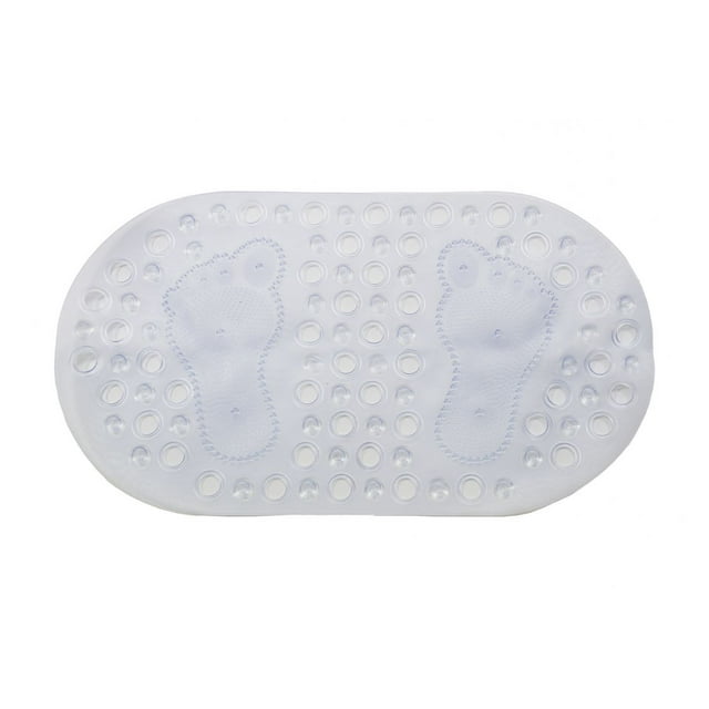 Attraction Design 27"x14" Pvc Bath Mat Transparent Pvc Bath Mat Bathtub