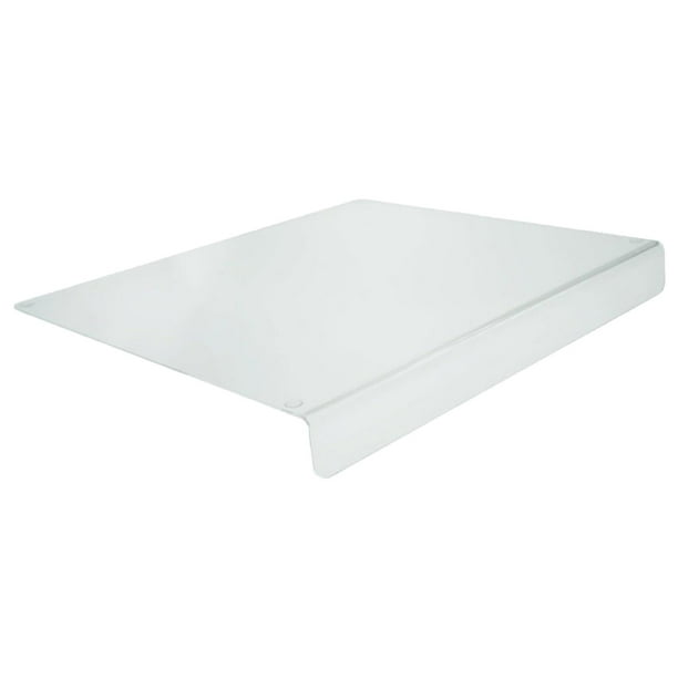 Tabla de cortar acrílica para cortar pan, protección de encimera gruesa para el hogar con labio de mostrador para postres, Pizza y frutas
