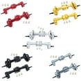 thumbnail image 4 of Xingzhi 2pcs 1/24 Aluminum Alloy Front Rear Axle For FCX18 FCX24 Crawler Complete RC Car Accessories Replacement Parts RC Upgrade Part Silver, 4 of 6