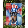 thumbnail image 3 of Doberman Pinscher Patriotic Garden Flag 11.25 in x 15.5 in, 3 of 5