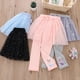 thumbnail image 5 of Falda pantalón 100 % algodón para niñas, faldas de princesa Elsa de Disney Frozen, pantalones rosas y azules para niñas, leggings de encaje para niños 2024, 5 of 5