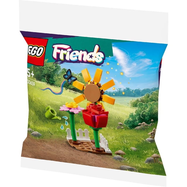 Juego de bolsas de plástico Toy LEGO Friends Flower Garden 30659, 64 piezas