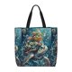 thumbnail image 1 of Fotbe Colorful Plant Turtle Bolsa Tote con Estampado para Mujer, Bolsos con Cremallera, Bolsa de Hombro Casual de Gran Capacidad con Bolsillos Internos, 1 of 7