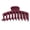 Wine, variant on Zzbeans Large Matte Hair Claw Clips, 10 Color Nonslip Big Hair Clamps for Women, Perfect Jaw Clips for Thick and Thin Hair Styling, Black