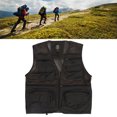thumbnail image 4 of Photography Waistcoat, Quick Drying Lightweight Breathable Mesh Fishing Vest V Neck  For Cycling L, 4 of 8