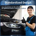 thumbnail image 7 of Unique Bargains Engine Air Intake Hose for Chevy Equinox 2018-2022 Air Intake Duct No.87833816 Rubber Clamp 1 Set, 7 of 7