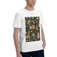 thumbnail image 2 of Bingfone Funny Sloths In The Forest Men'S Loose Fit Short-Sleeve Pocket T-Shirt, 2 of 7