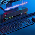 thumbnail image 4 of Soundbar with Wireless Subwoofer, Bluetooth 5.0 Soundbar for TV/Computer, 3D Surround Sound, Wall Mounted Home Theater Speaker System - Black, 4 of 7