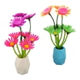 thumbnail image 4 of Artificial Aquatic Plants, Bright Colors Luminous Fish  Flower Decoration  For Living Room, 4 of 8