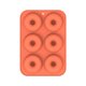 thumbnail image 1 of Molde de rosquilla de 6 cavidades para repostería de chocolate, bandeja para hornear DIY, fabricante de postres (naranja) Likrtyny Para estrenar, 1 of 7