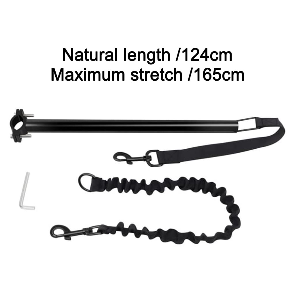 Sofullue Dog Bike Leash for Exercising Training Jogging Cycling Outdoor Safe with Pets