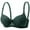 Army Green, variant on Bra for Women, Womens Push Up Bra, Women's Lace Wireless Back Closure Thin Breathable Comfortable Soft Lightweight Daily Bras Coffee,38/85AB
