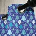 thumbnail image 3 of Ambesonne Winter Grommet Curtain, Snowflakes Xmas Trees, 50" x 72", Violet Blue Pale Blue, 3 of 6