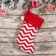 thumbnail image 2 of Kearding Tejer medias de bola de pelo de Navidad calcetines de punto de vacaciones árbol de Navidad fiesta en casa colgante colgante decoración de Kits de decoración para fiestas Rizado blanco rojo Kearding HA069970-01, 2 of 6