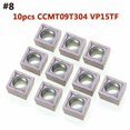 thumbnail image 1 of 10Pcs 40 Types Cnc Carbide Tips Inserts Blade Cutter Lathe Turning Tool + Box Tu, 1 of 4