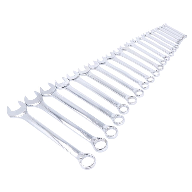Combination Wrench Set, 6-32mm Rustproof Tear CRV Steel Spanner 20Pcs For Industrial Use