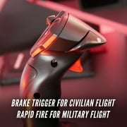 Thrustmaster T-Flight Stick X Flight Joystick, USB with Throttle, 12 Programmable Buttons - PC