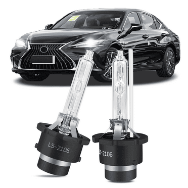 2-Pack D3S HID Headlight Bulbs – 6000K Cold White – Direct Fit For Jeep Grand Cherokee 2014-2017 (High & Low Beam)
