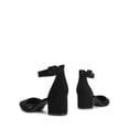 thumbnail image 6 of BURUDANI Women's Strappy Chunky Heel Dress Pump Shoes Wide Width, 6 of 7