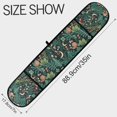 thumbnail image 3 of Yayeee Double Oven Mitt Kitchen Heat Resistant Baking 35" x7" Quilted Cotton Glove, Green Vibrant Forest Pattern, 3 of 6