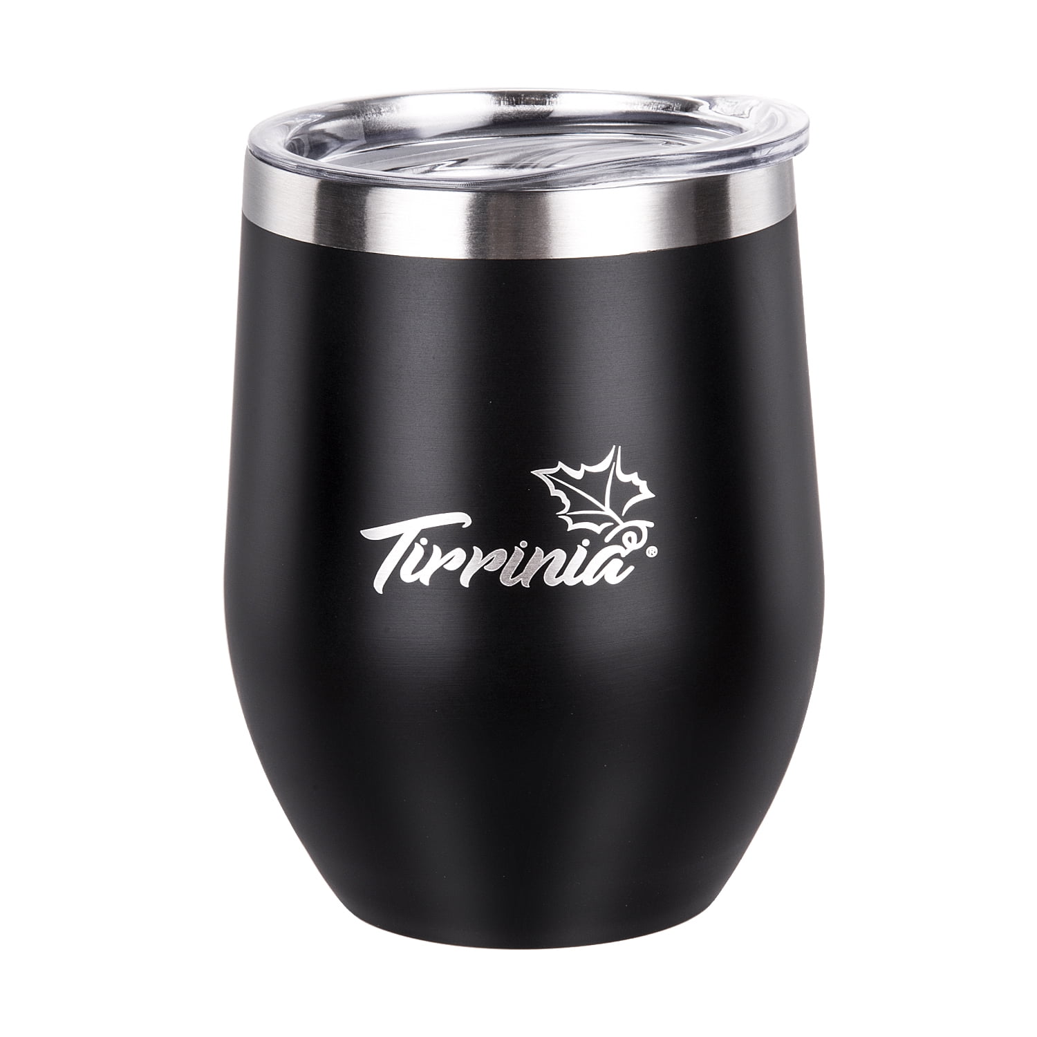 Stemless Insulated Wine Tumbler With Lid 12oz Single Stainless Steel