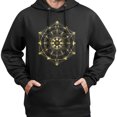 thumbnail image 3 of Sudadera Mandala Geométrico Dorado Yoga Espiritual, 3 of 5
