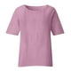 thumbnail image 4 of mfyjkho Tops Elegantes Para Mujer, Blusa Holgada De Cuello Redondo De Color Liso Para Mujer, Camisa Informal De Media Manga Para El Trabajo, Túnica Tops Para Salir Xxxxl, 4 of 4