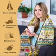 thumbnail image 2 of LHSHID 50th Birthday Gifts for Women Happy 50 Year Old Gifts Decorations Gift Ideas for Her Funny 50th Birthday Throw Blanket Gift Ideas 60"x80", 2 of 7