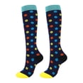 thumbnail image 2 of Bas Bleus Bas de Compression pour Femmes Bas de Compression pour Chaussettes pour Femmes Hommes Circulation, 2 of 4