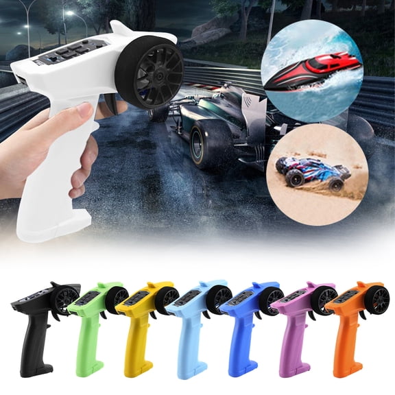 ABPWLY Toys 2.4Ghz 3 Channel Transmitter Remote Control with Receiver for RC Car Boat Parts Girl Toys