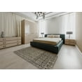 thumbnail image 5 of Ahgly Company Machine Washable Indoor Rectangle Abstract Light French Beige Brown Area Rugs, 3' x 5', 5 of 7