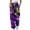 Multicolor1, variant on Women's Jogger Pants for Mardi Gras,Womens Wide Leg High Waisted Baggy Drawstring Pants Open Bottoms Jogger Pants with Pockets Masquerade Party Outfit