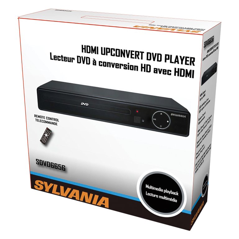 Sylvania - Lecteur DVD HDMI. Colour: black, Fr