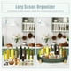 thumbnail image 4 of Organizador de perfumes de maquillaje, bandeja de almacenamiento redonda giratoria de 360 grados, almacenamiento de cosméticos Lazy Susan Dressers, estuches de exhibición de cosméticos para el cuidado de la piel para tocador de baño, verde oscuro Unique Bargains vitrinas cosméticas, 4 of 8