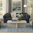 thumbnail image 4 of Evelyn&Zoe Contemporary High-Quality Rectangular Medium Density Fiberboard Coffee Table, Alder White, 4 of 7