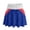 American Flag Golf Pattern, variant on Floral Pattern Built-in Shorts Running Skorts, 2 Side Pockets Comfortable Polyester Spandex Golf Skort for Tennis Yoga Outing