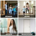 thumbnail image 3 of 1 Set Barn Door Floor Mounted Bottom Track Guide Sliding Door Floor Guides, 3 of 8