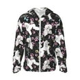thumbnail image 1 of KLL Mignon Chien Caniche Imprimé Veste à Capuche Extérieure Protection Solaire UPF 50+ pour Hommes et Femmes Manches Longues Pêche Randonnée Performance Shirt-3TG, 1 of 7