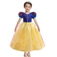 thumbnail image 3 of Girls Snow White Princess Costume Carnival Halloween Christmas Birthday Party Dress Dance Ball Gown, 3 of 6