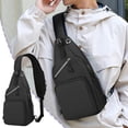 thumbnail image 1 of Men's Sling Bag Lightweight Crossbody Chest Bag Water Repellent Casual Daypack For Travel Outdoor Daily Use, 1 of 6