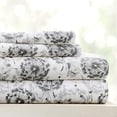 thumbnail image 2 of Linen Market 4 Piece Sheet Set Patterned, Queen, Make A Wish Gray, 2 of 4