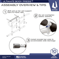 thumbnail image 6 of Ultimate Body Press XL Doorway Pull Up Bar with Elevated Bar & Adjustable Width, 6 of 6