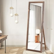 BEAUTYPEAK 21"x64" Full Length Mirror Wood Frame Floor Mirror Standing Mirror