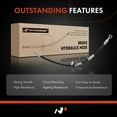 thumbnail image 6 of A-Premium Front Driver Brake Hydraulic Hose Compatible with Hyundai and Kia Models - Entourage 2007-2009, Sedona 2006-2012 2014 - Replace# 587314D000DS, 6 of 8