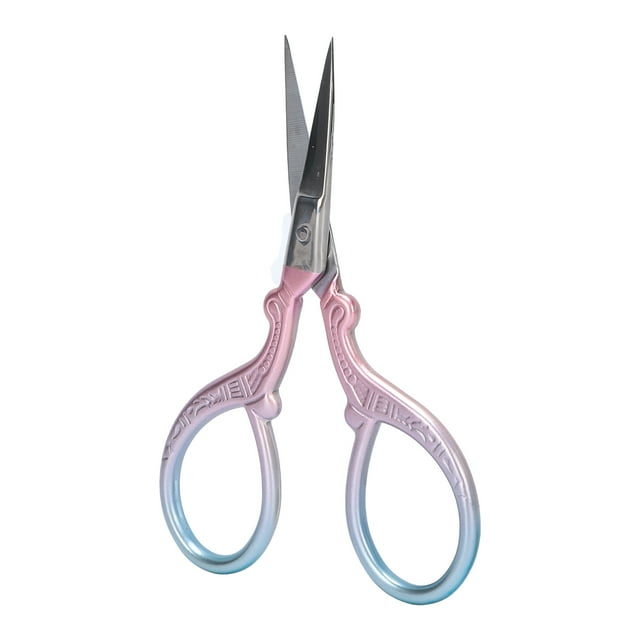 Small HandMade Sewing Scissors Stainless Steel Embroidery Shears For Crafts Projects, Soft Handle, Left Or Right Hand
