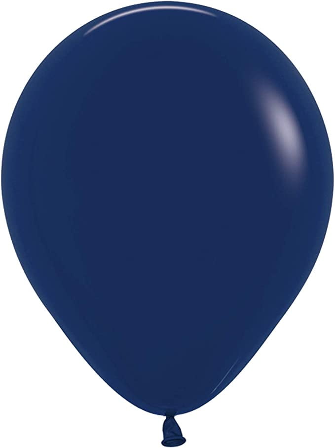 Sempertex Fashion Latex Balloons (Pack of 100) (One Size) (Navy) 5