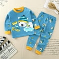 thumbnail image 3 of Hienoo Newborn Boys Sleepwear Pajamas Cartoon Cotton Long Sleeve Top Pants Cotton Homewear, 3 of 3