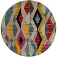 thumbnail image 2 of Unique Loom Sedona Collection Area Rug - Acadia (6' 1" Round Multi/Beige), 2 of 5