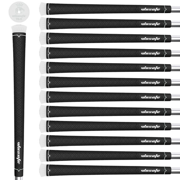 RENACLIPY Black Comfortable Golf Grip Non Slip Stable Wear Resistant Portable Swinging Grip