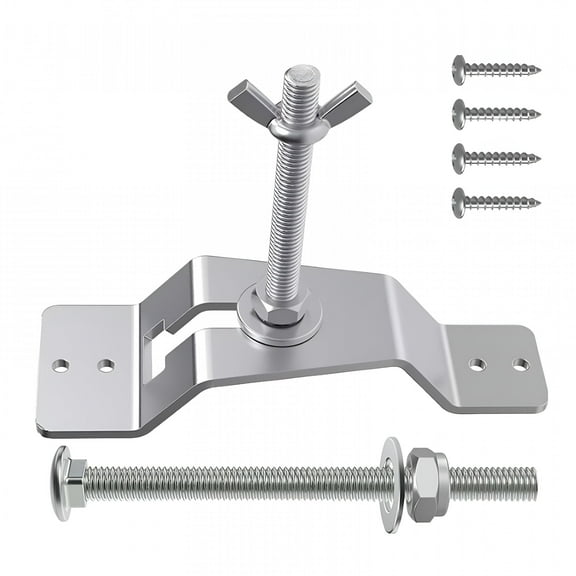 MELIVO Wall Mount Spare Tire Carrier for Trailer, Spare Tire Mount for Cargo Van